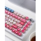 Sweet & Spicy Witch 104+18 Clear PC+PBT Dye-subbed Pudding Jelly Keycaps Set ASA/Cherry Profile Mechanical Keyboard